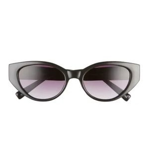 SAM EDELMAN
54mm Gradient Cat Eye Sunglasses In Black